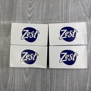 Vintage 1989 Original Zest Bar Soap (4 Bars) Zestfully Clean 4oz New Old Stock